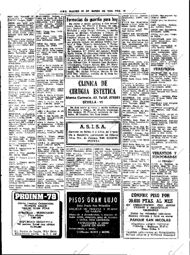 ABC SEVILLA 23-03-1982 página 92
