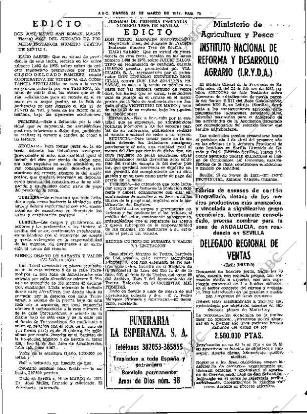 ABC SEVILLA 23-03-1982 página 95