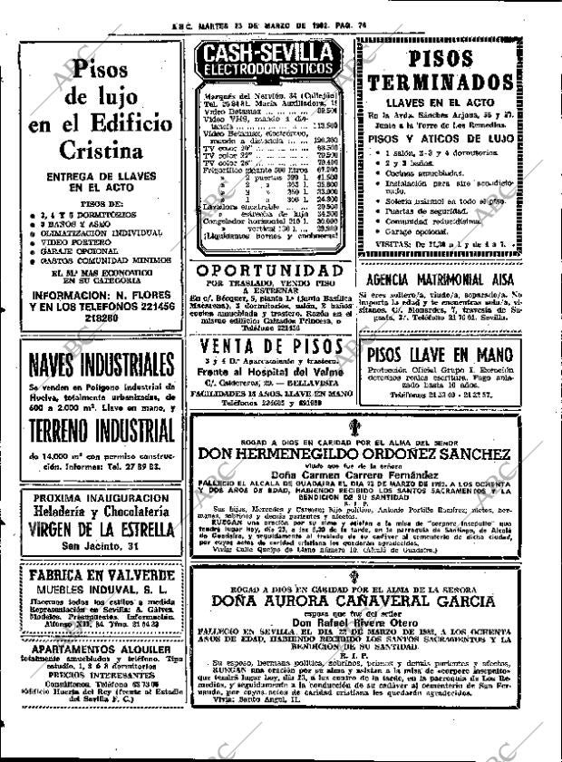 ABC SEVILLA 23-03-1982 página 96