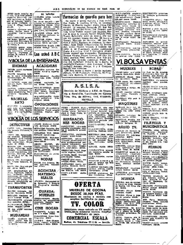 ABC SEVILLA 24-03-1982 página 70