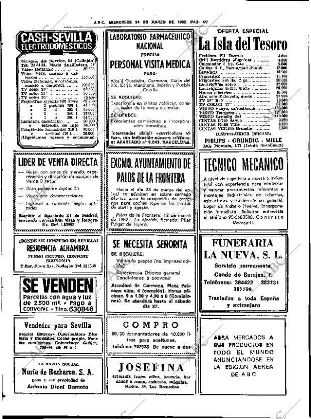 ABC SEVILLA 24-03-1982 página 72