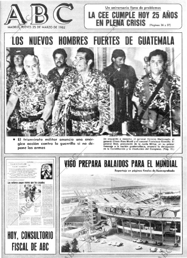 ABC MADRID 25-03-1982 página 1