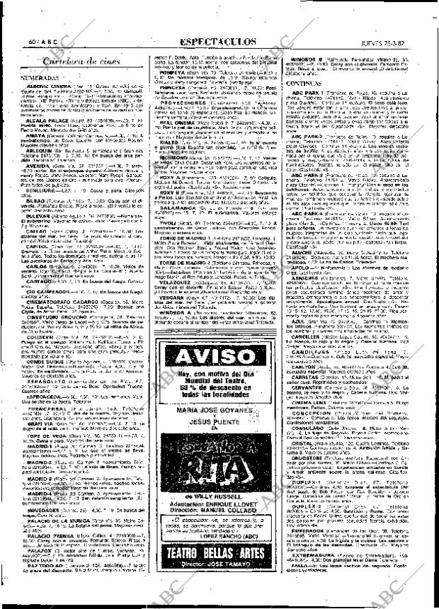 ABC MADRID 25-03-1982 página 68