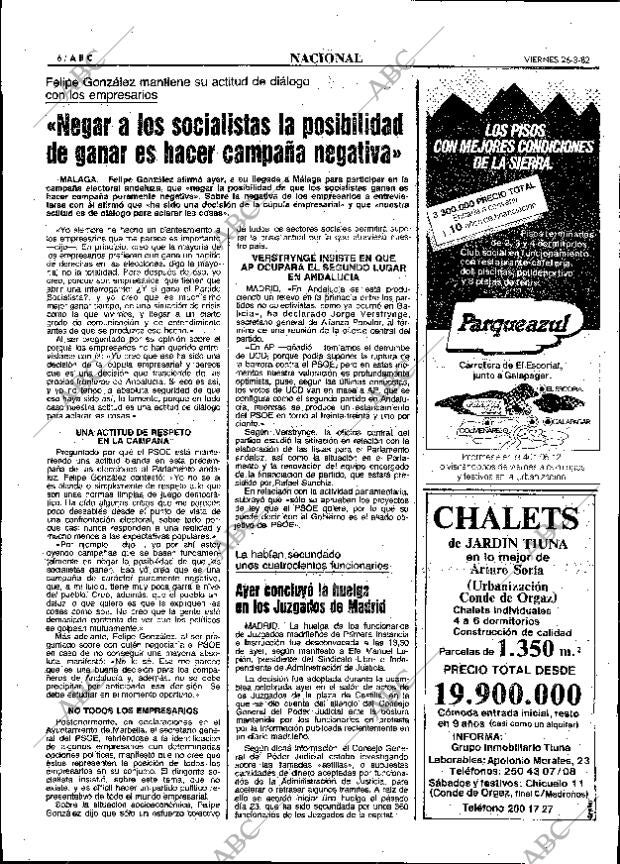 ABC MADRID 26-03-1982 página 18