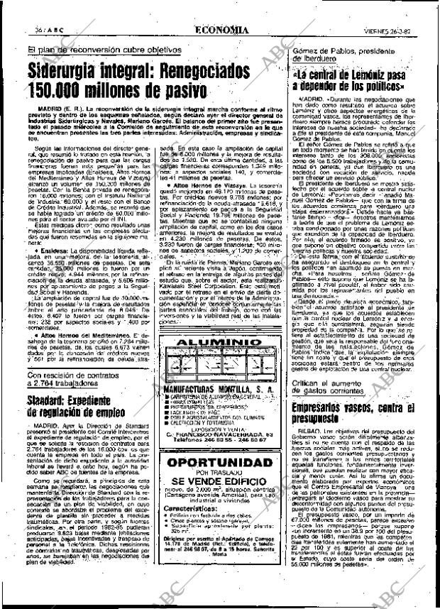 ABC MADRID 26-03-1982 página 48