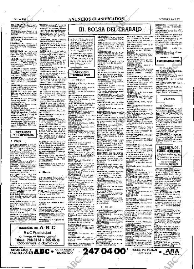 ABC MADRID 26-03-1982 página 84