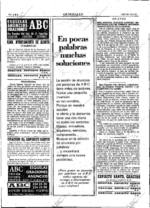 ABC MADRID 26-03-1982 página 90