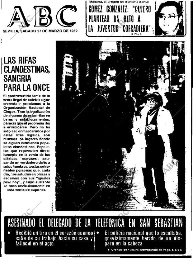ABC SEVILLA 27-03-1982 página 1