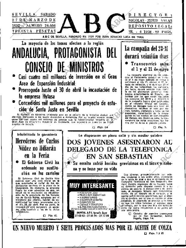 ABC SEVILLA 27-03-1982 página 15