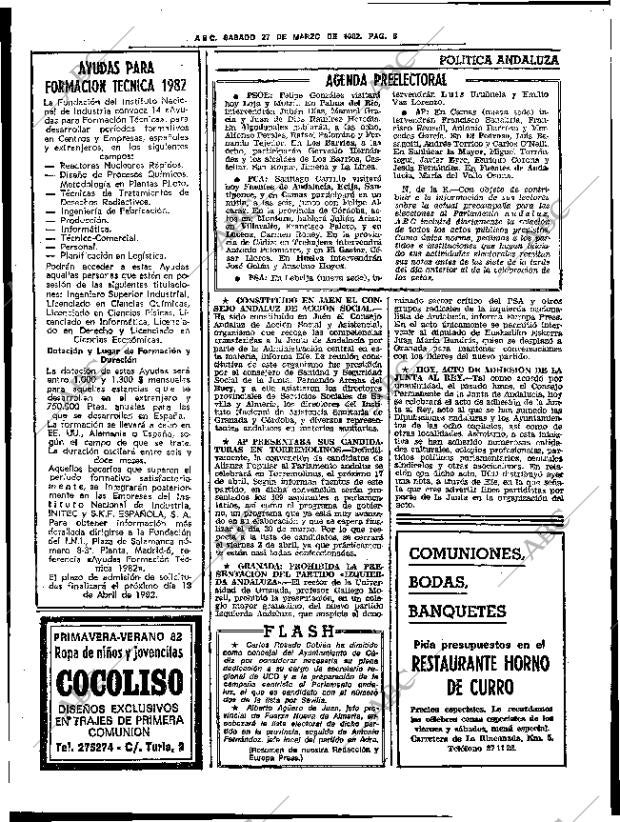 ABC SEVILLA 27-03-1982 página 22