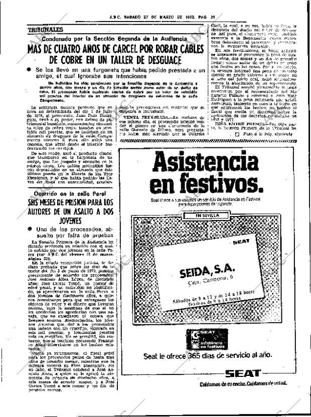ABC SEVILLA 27-03-1982 página 49