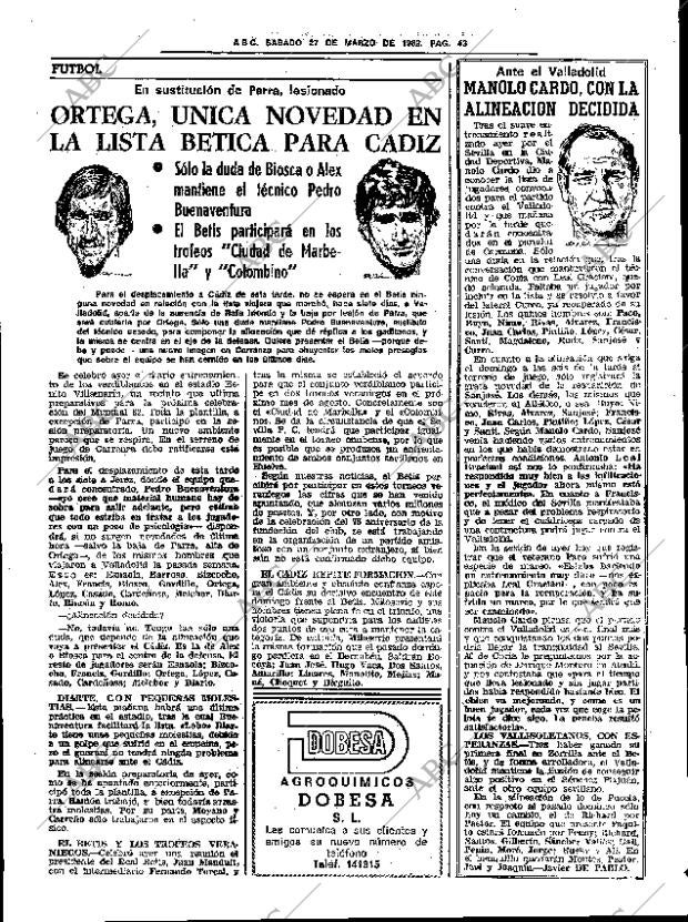 ABC SEVILLA 27-03-1982 página 57