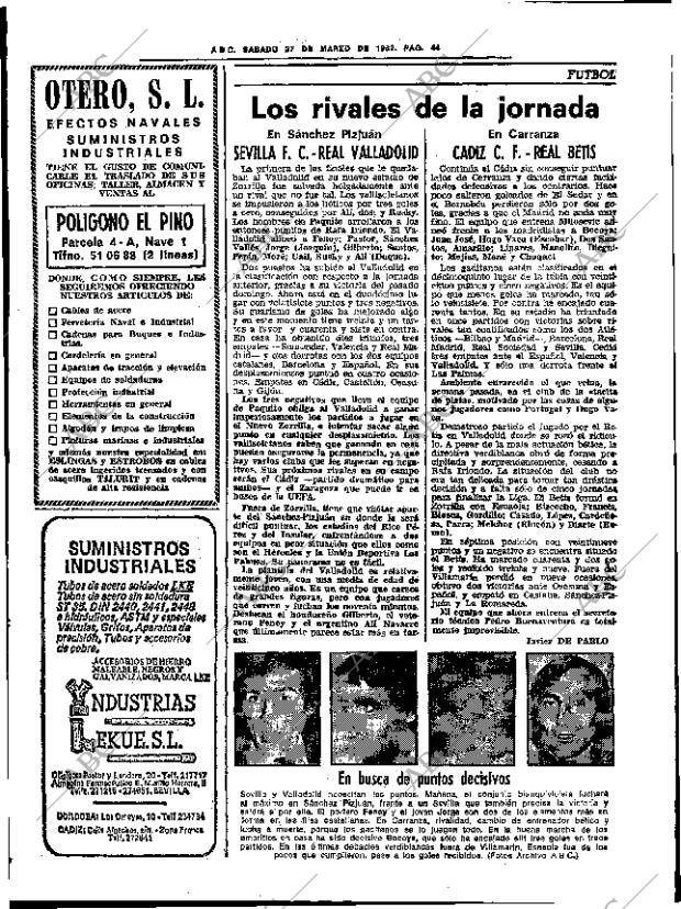 ABC SEVILLA 27-03-1982 página 58