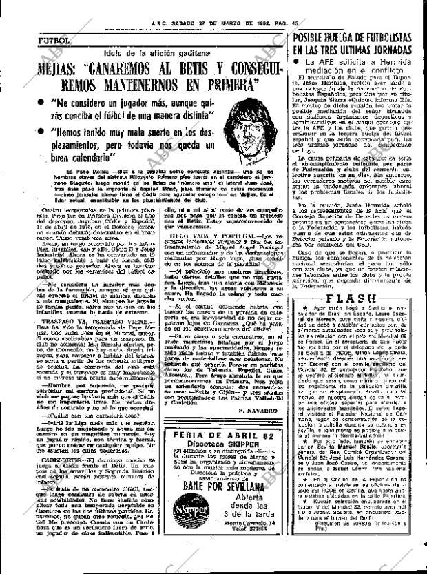 ABC SEVILLA 27-03-1982 página 59