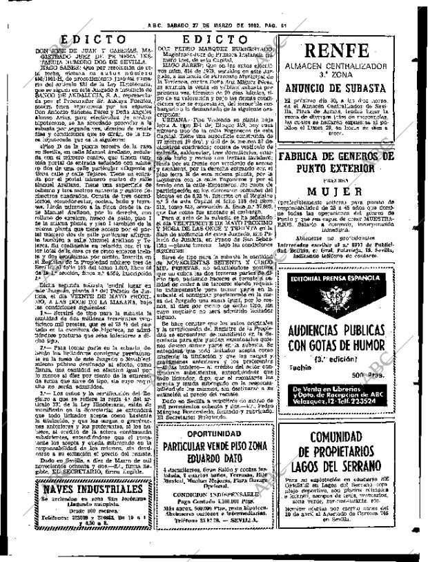 ABC SEVILLA 27-03-1982 página 75