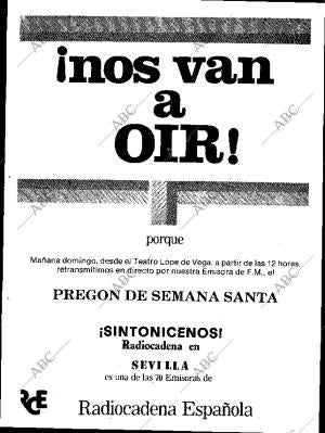 ABC SEVILLA 27-03-1982 página 84