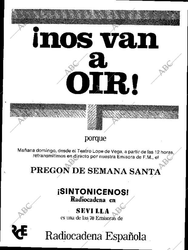 ABC SEVILLA 27-03-1982 página 84