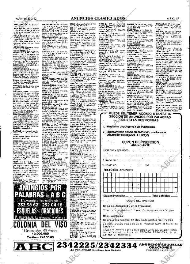 ABC MADRID 30-03-1982 página 99