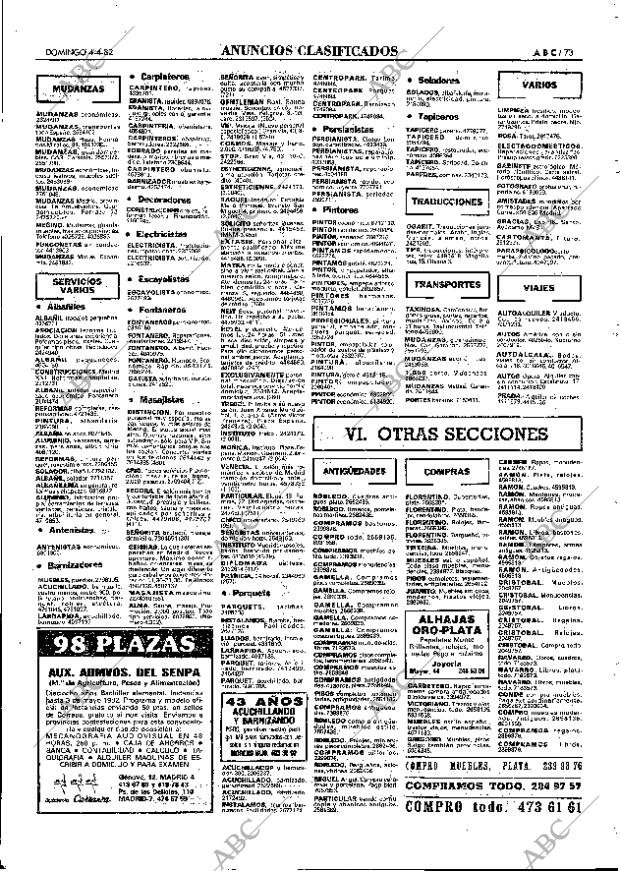 ABC MADRID 04-04-1982 página 85