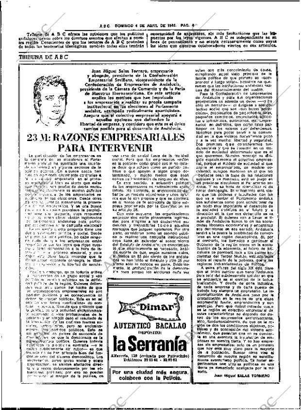 ABC SEVILLA 04-04-1982 página 20