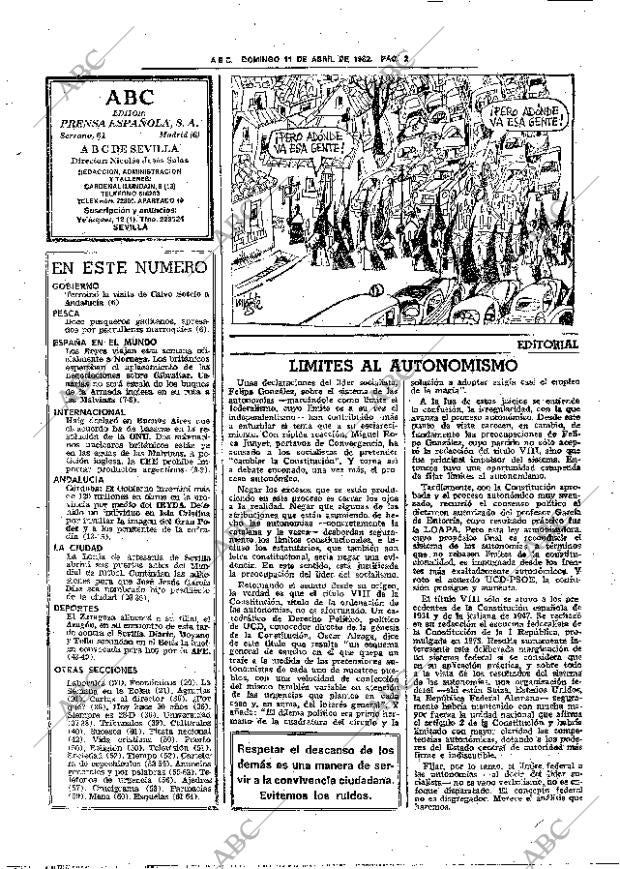 ABC SEVILLA 11-04-1982 página 22