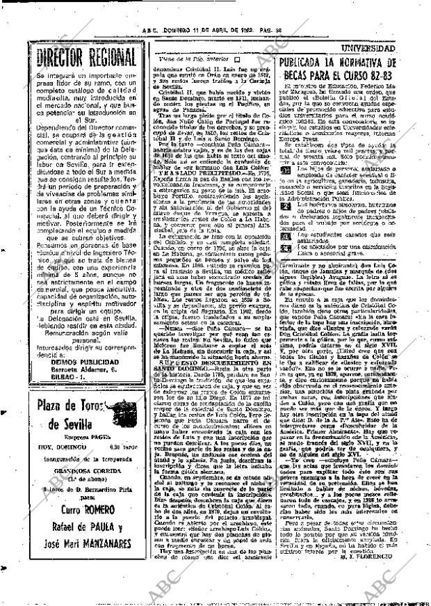 ABC SEVILLA 11-04-1982 página 58