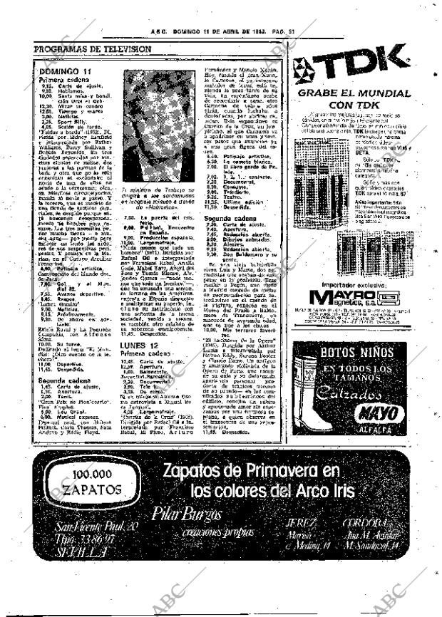 ABC SEVILLA 11-04-1982 página 71