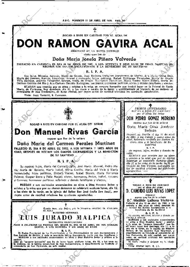 ABC SEVILLA 11-04-1982 página 84