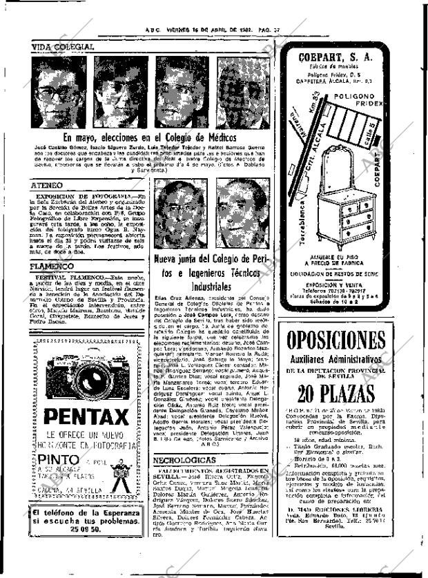 ABC SEVILLA 16-04-1982 página 49