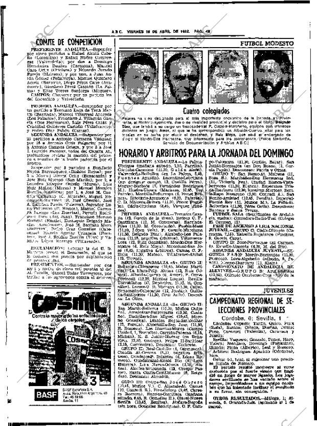 ABC SEVILLA 16-04-1982 página 58
