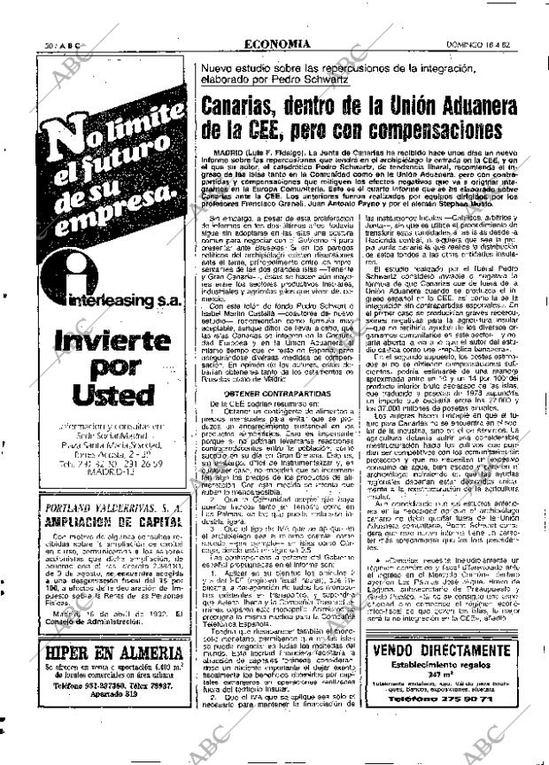 ABC MADRID 18-04-1982 página 66