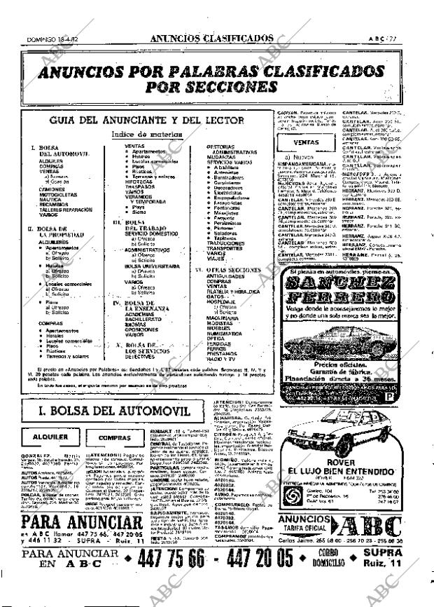 ABC MADRID 18-04-1982 página 93