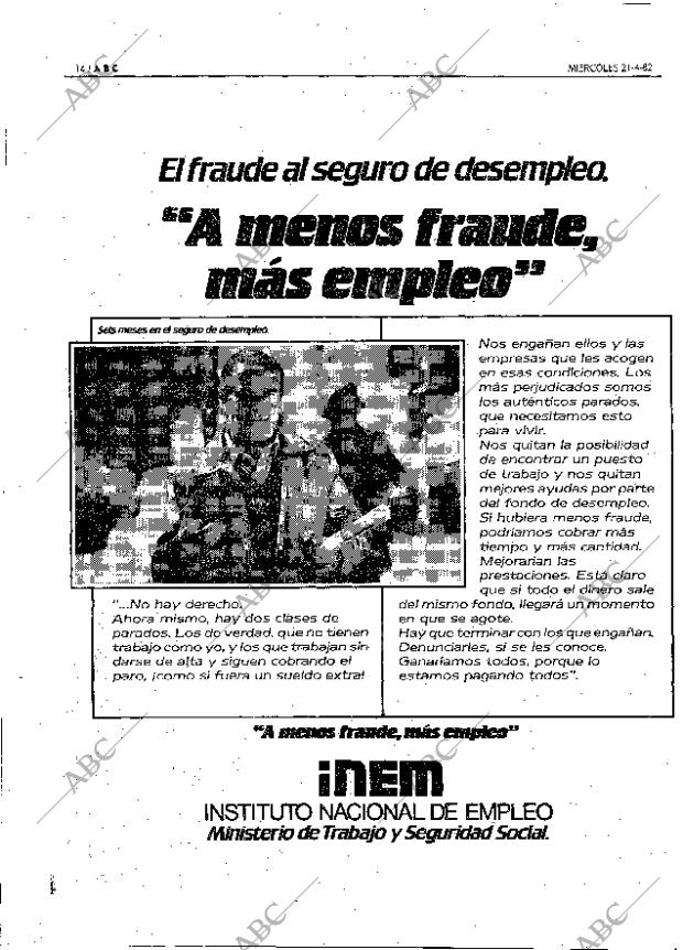 ABC MADRID 21-04-1982 página 22