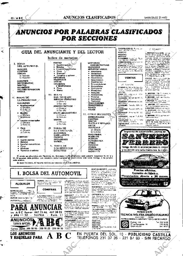ABC MADRID 21-04-1982 página 74