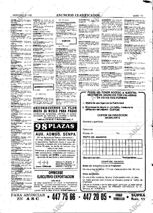 ABC MADRID 21-04-1982 página 81