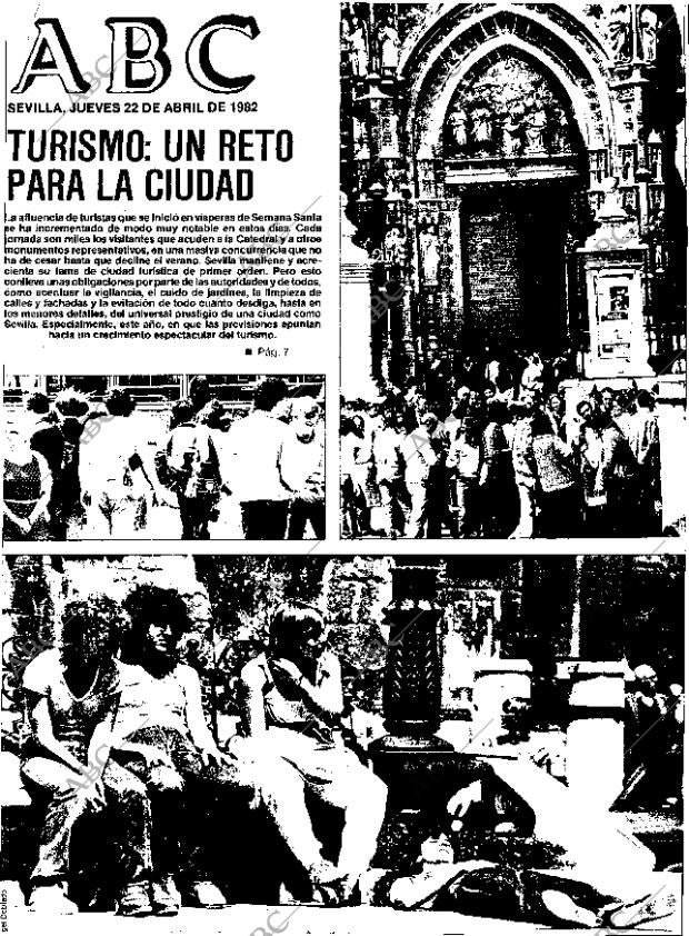 ABC SEVILLA 22-04-1982 página 1