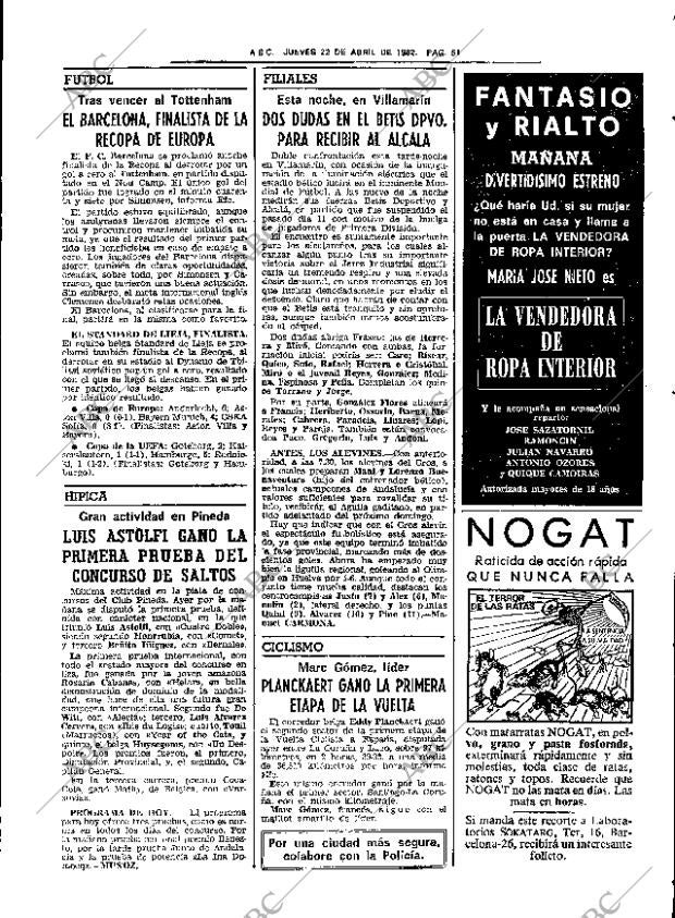 ABC SEVILLA 22-04-1982 página 63