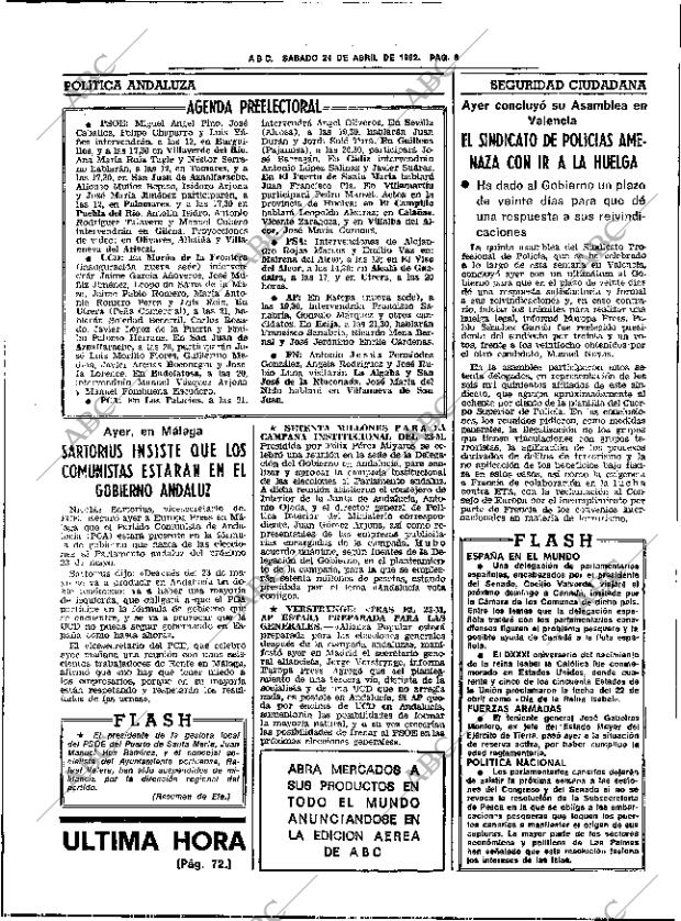ABC SEVILLA 24-04-1982 página 22