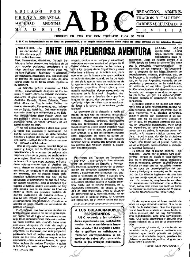 ABC SEVILLA 24-04-1982 página 3