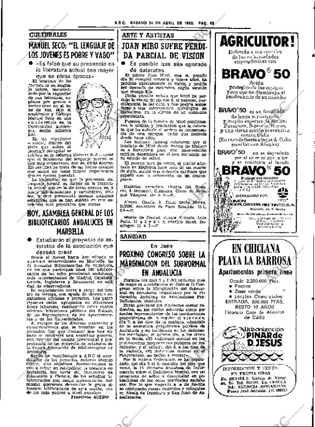 ABC SEVILLA 24-04-1982 página 57