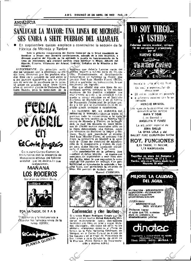 ABC SEVILLA 25-04-1982 página 43