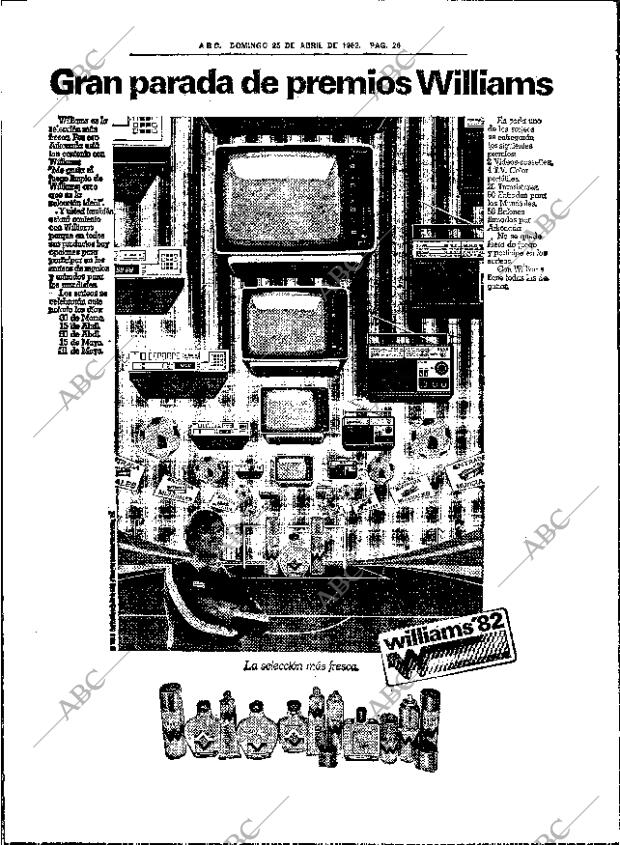 ABC SEVILLA 25-04-1982 página 50