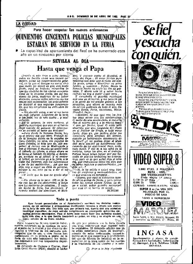 ABC SEVILLA 25-04-1982 página 51