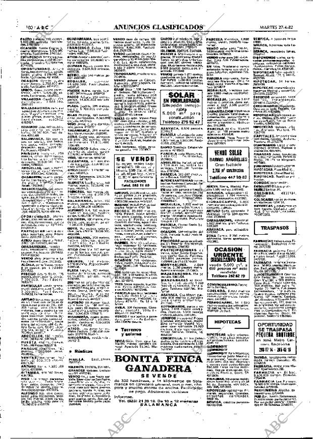 ABC MADRID 27-04-1982 página 100