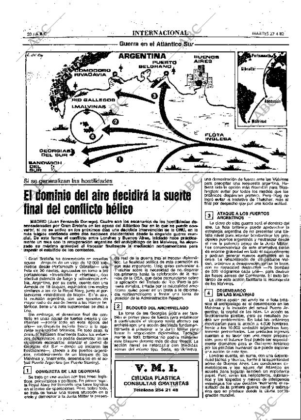 ABC MADRID 27-04-1982 página 20