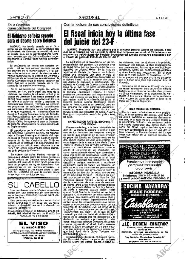 ABC MADRID 27-04-1982 página 25