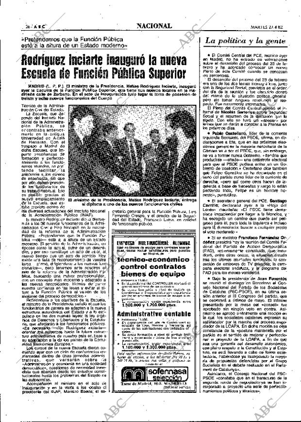 ABC MADRID 27-04-1982 página 26