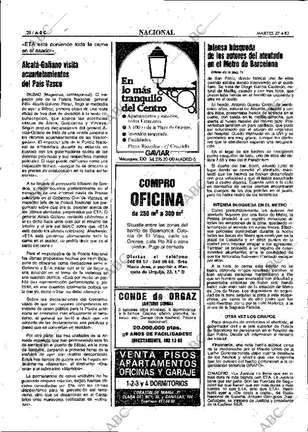 ABC MADRID 27-04-1982 página 28