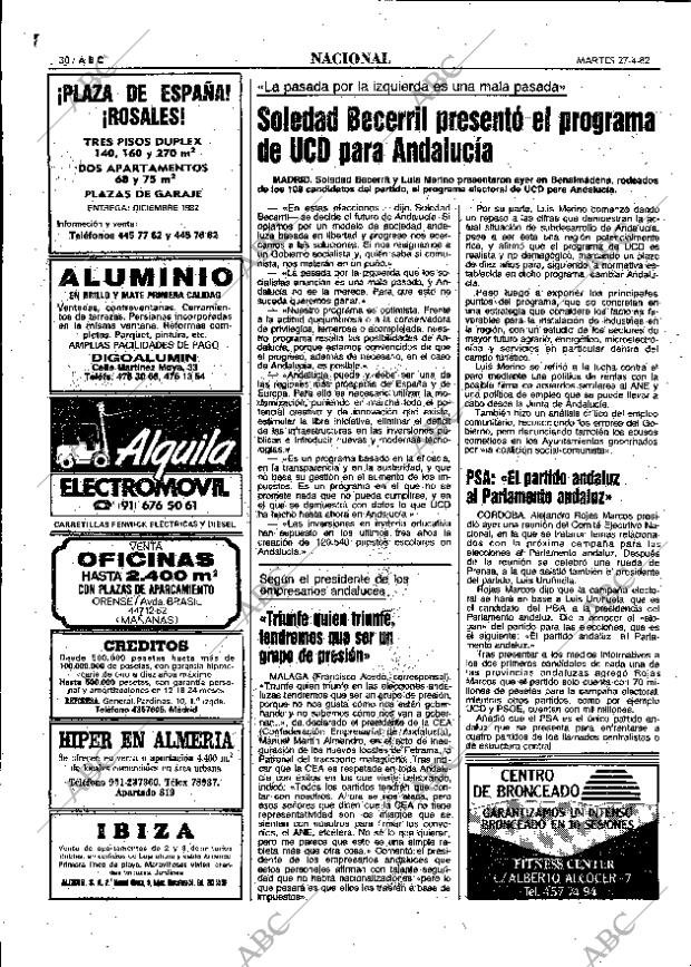 ABC MADRID 27-04-1982 página 30