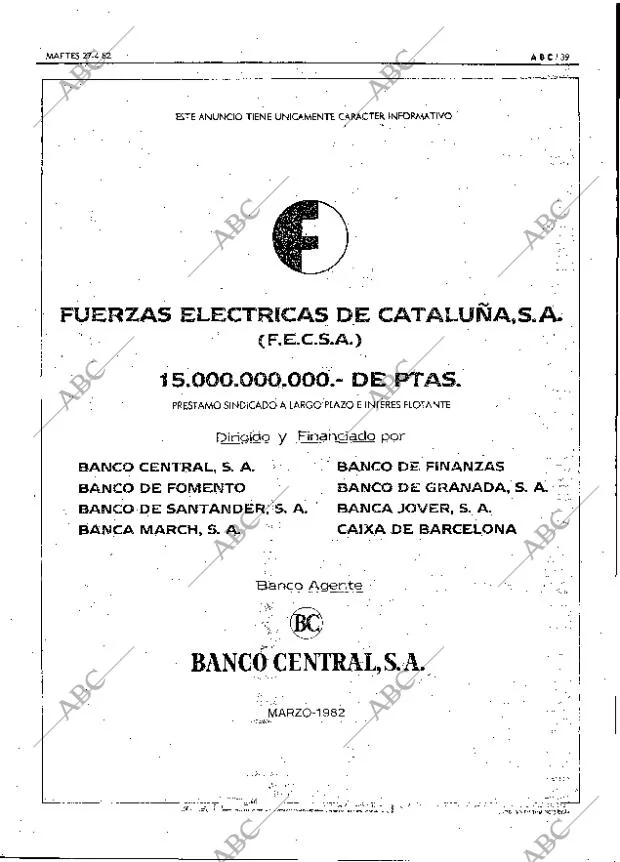 ABC MADRID 27-04-1982 página 39